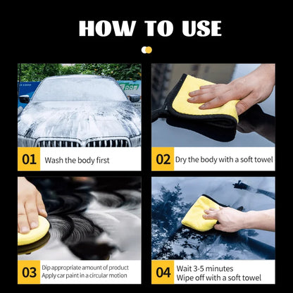 Cera Automotiva Preta - Proteção de Pintura e Reparo de Riscos