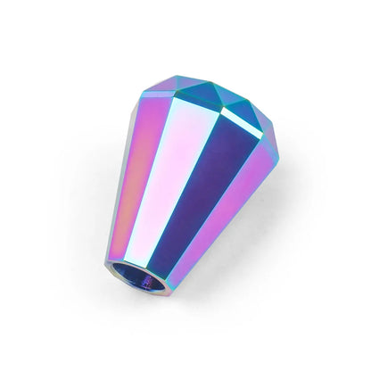 Universal Racing Diamond Shape Shift Knob Car Aluminum Manual Gear Stick Shift Knob Lever Shifter Racing Shift Knob