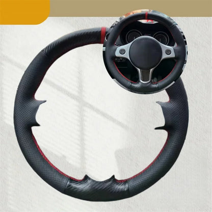 Car Steering Wheel Cover For Alfa Romeo 159 2005-2012 Brera Spider Sportwagon Suede Leather Car Accessories Steering Wrap