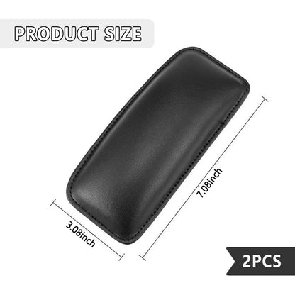 Car Knee Cushion, Soft Leather Car Door Armrest Pad for Knee, Leg, and Elbow Support Universal Car Center Console Cushion