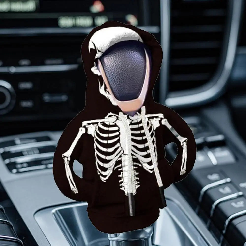 Shift Knob Hoodie Creative Cotton Car Shift Knob Cover Funny Car Interior Decoration Car Gear Stick Shift Knob Cover