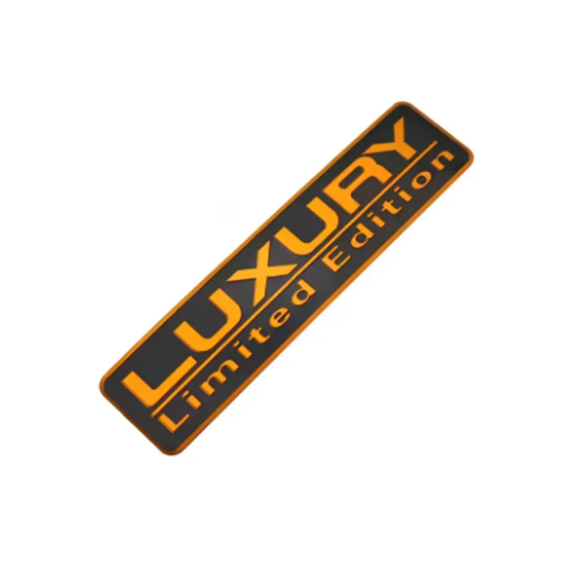Car Chrome Luxury Limited Edition Metal Sticker Car Body Trunk Emblem Badge Stickers Decals Universal Auto Exterior Sticker
