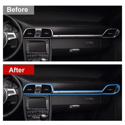 RGB Car Interior LED Light Strip Ambient Neon Invisible Light USB Fiber Optic Atmosphere Lamp Support Control Colorful