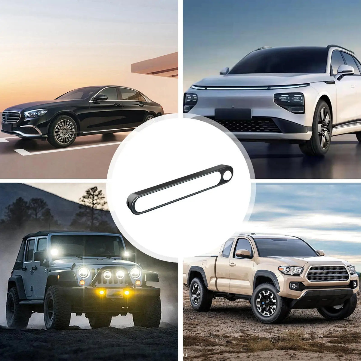 Trunk LED Light Strip Rechargeable Car Truck Lighting Interior Bars High Brightness Auto Ceiling Lamp USB Dome Lighting