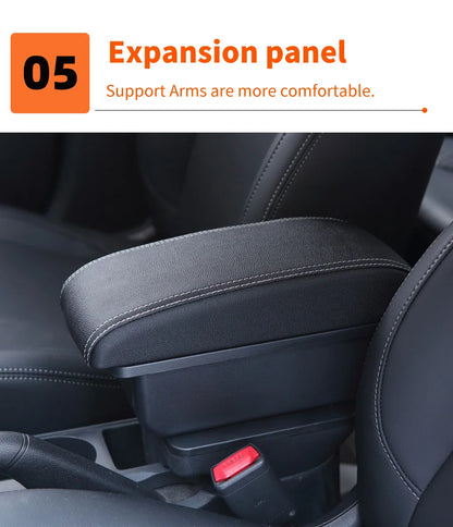 For Renault Clio 4 Armrest For Renault Captur Clio 3 III IV Car Armrest Box Accessorie Storage Parts Dedicated Interior Retrofit