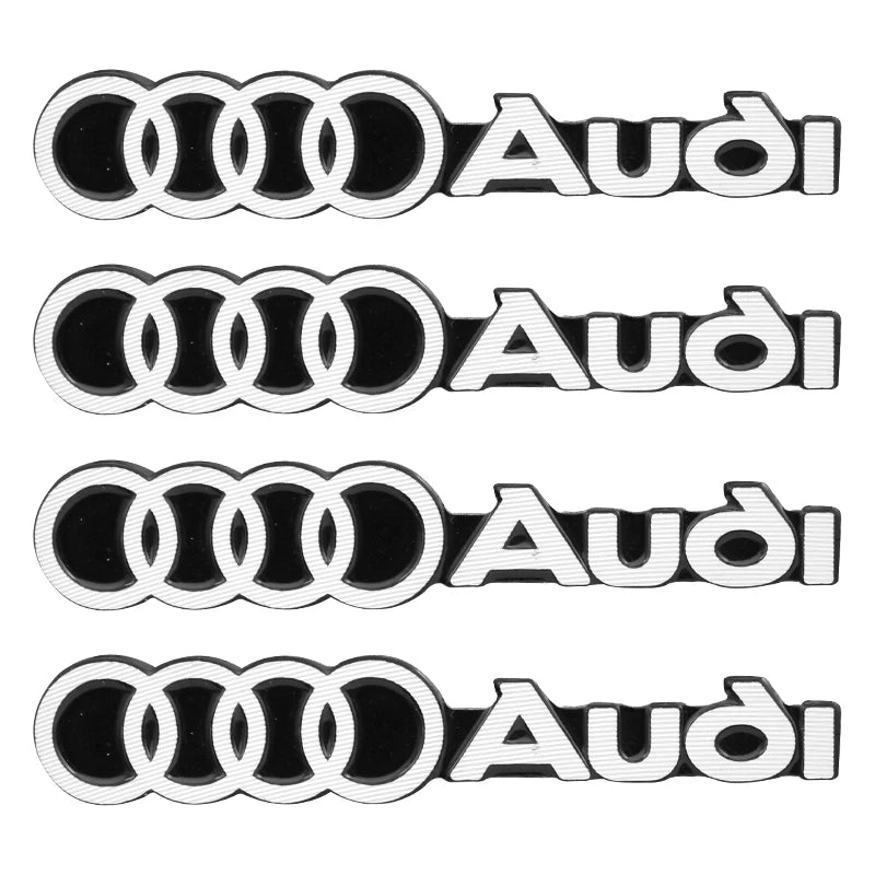 car audio decorate 3D Aluminum Badge Emblem Sticker For Audi Sline A4 A3 A5 A6 A1 A7 A8 Q2 Q3 Q5 Q7 Q8 TT Accessorie Car Styling