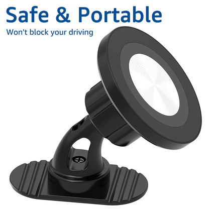 Magnetic Car Phone Holder for MagSafe Case Universal Car Dashboard Phone Mount 360° Rotation Magnet Mobile Phone GPS Brackets