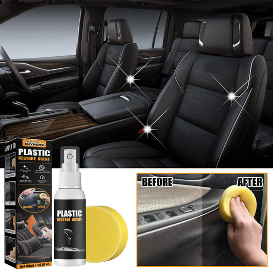 Car Interior Plastic Parts Refurbishing Agent Leather Wax Retreading Agent Auto Instrument Panel Car Dashboard Polishing Liquid