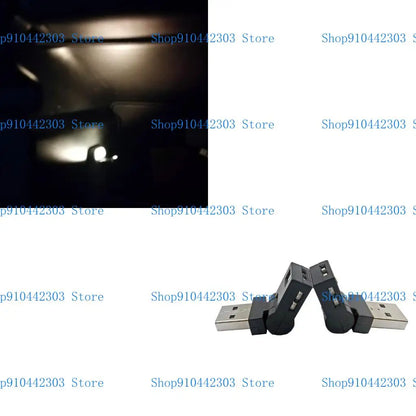 USB LED Light Car LED Interior Lighting Portable Ambient Lighting Adjustable Brightness USB Night Lamp for Car Laptop