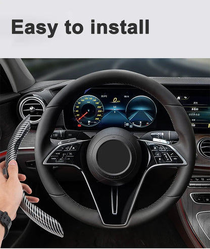 Steering Wheel Cover Anti Slip Leather Steering For Hyundai I30 Ix35 Santa Fe Sport IX45 EQUUS X25 I35 I10 I30 Solaris Tucson