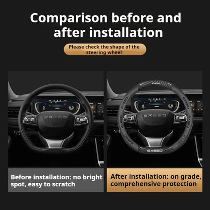 Leather car steering wheel cover suitable for Lexus ES350 XV40/XV50, RX350 X F SPORT, NX F SPORT,Z RX F SPORT, NX F SPORT, RZ450