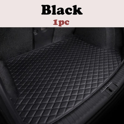 Custom Automotive Car Floor Mats For Mercedes W124 1985 1986 1987 1988 1989 Auto Luxury Leather Men Women Car Mats Full Coverage