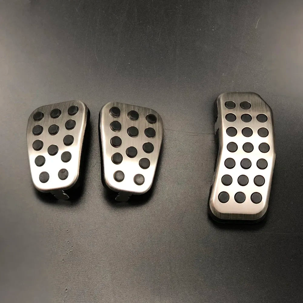 Car accessories Stainless steel  Pedal Pads Cover Case For Ford Fiesta Ecosport Covers for Mazda 2 2007-2014