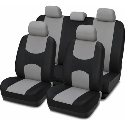 AUTOYOUTH Automobiles Seat Covers Full Car Seat Cover Universal Fit Interior Accessories Protector Color Gray Car-Styling