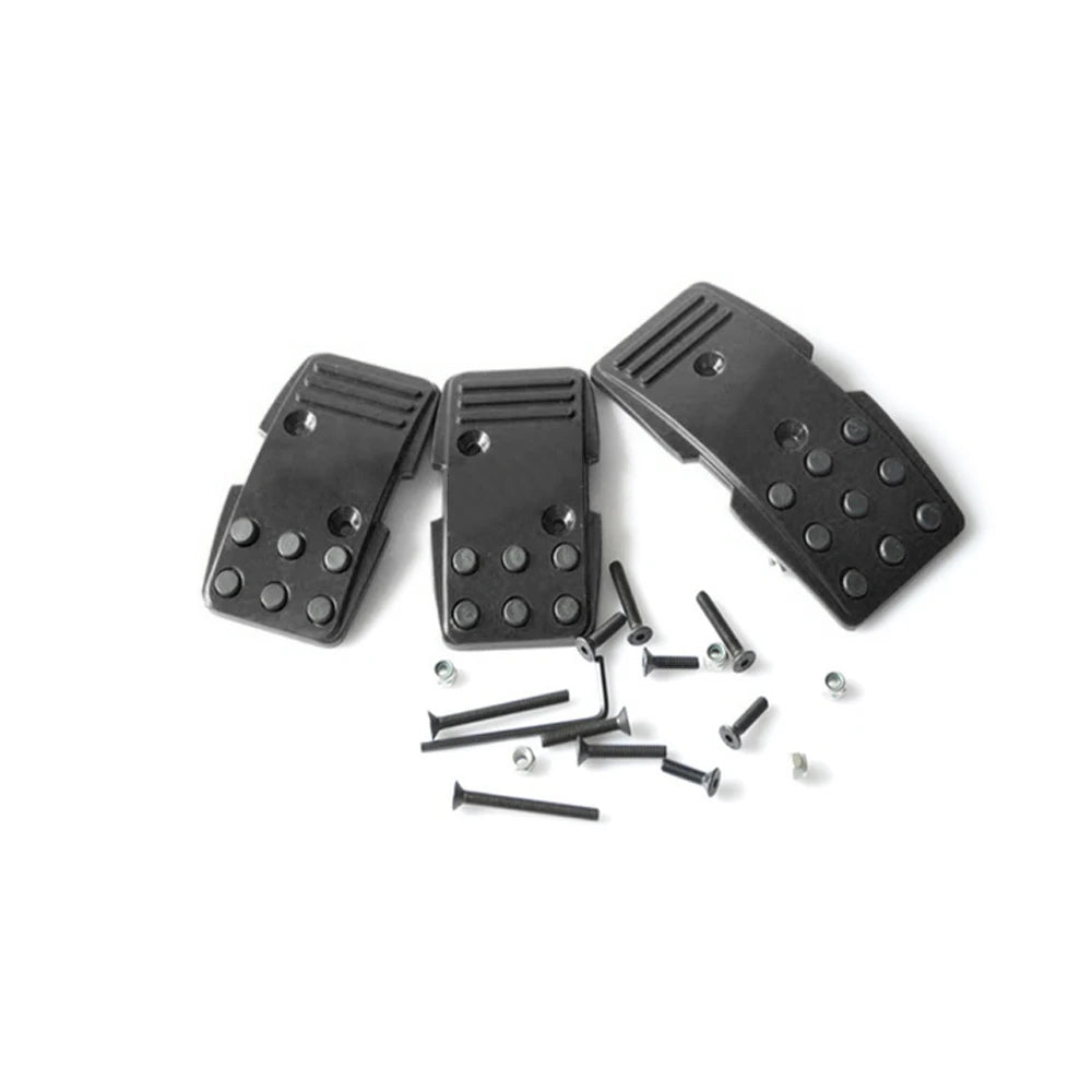 3pcs mom Style R3000 Manual Car Clutch Brake Accelerator Foot Pedals Fuel Pedal Pads Most Vehicle antideslizantes Pad Cover