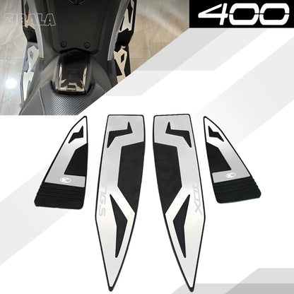 For KYMCO XCITING 400 S400 XCITINGS400 XCITING400 2019 Footrest Footpads Foot Pegs Pedals Plate Pads Motorcycle Accessories