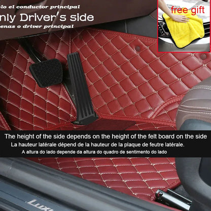 Car Floor Mats For Dacia Duster Renault Duster HM 2021~2022 Waterproof Ptotective Pads Car Mats Full Set Car Accessories