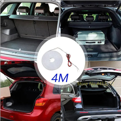 Car Trunk Light Strip For Audi A6 Q5 A4 A8 Q7 A3 Q3 TT R8 A5 S4 S6 Q8 RS4 RS6 LED Interior Atmosphere Light 12V 4M