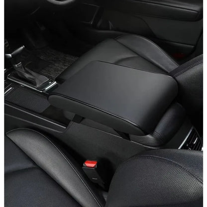 PU Leathe Center Console Heightening Comfort  Armrest Pad Cover Universal Armrest Cushion Fit for  Most Cars（31cm*20cm*4.5cm）