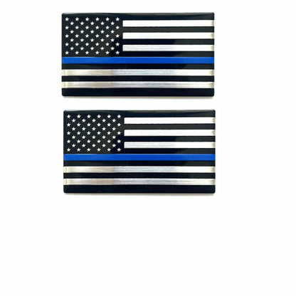 2pcs USA Emblems National flagCar Sticker Car Trunk Metal Emblem Badge Decal Sticker For Cars Motorcycles Bikes