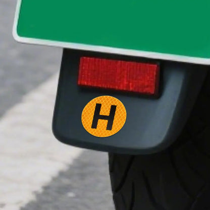 Automotive Emblem Decals Magnetic Car Stickers With H Sign 6cm Vehicle Historical Badge For Windscreen Door Window