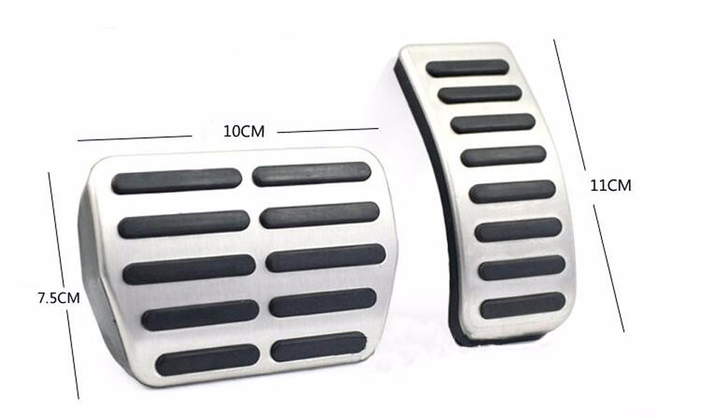 Car Pedal Pads For Volkswagen Polo Amarok Beetle Jetta MK4 Bora Golf 4 Vento /Skoda Octavia 1U Fabia 1 Rabia Rapid Roomster