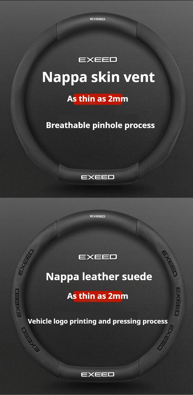 Leather car steering wheel cover suitable for Lexus ES350 XV40/XV50, RX350 X F SPORT, NX F SPORT,Z RX F SPORT, NX F SPORT, RZ450