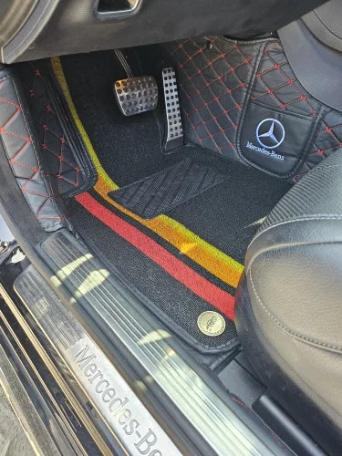 Customized car floor mats for Audi A7  Q5 A3 Q2L  Customized package door sill LOGO car floor mats accessories interior details
