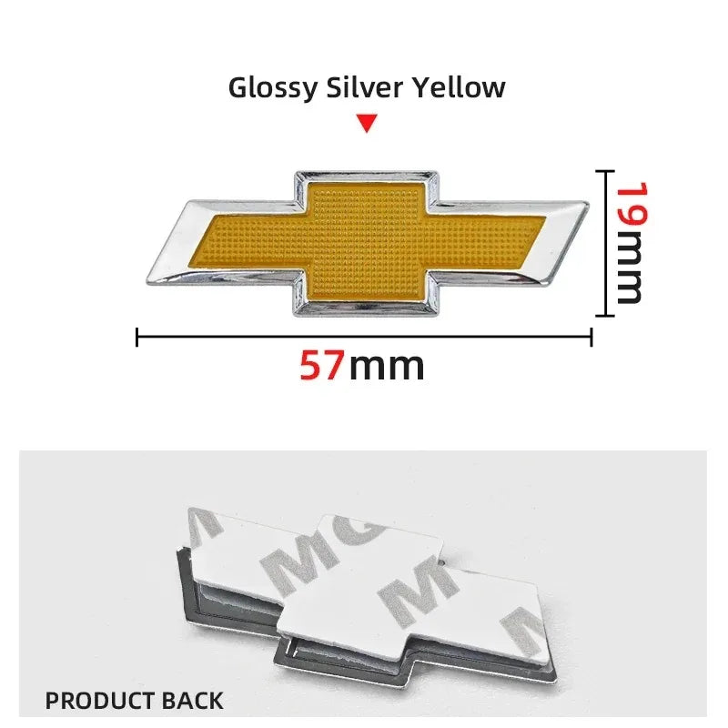 ABS Car Front Hood Emblem Sticker Rear Tail Trunk Badge Accessories for Chevrolet Epica Spark Aveo Captiva Cruze Malibu XL Trax