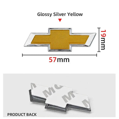 ABS Car Front Hood Emblem Sticker Rear Tail Trunk Badge Accessories for Chevrolet Epica Spark Aveo Captiva Cruze Malibu XL Trax