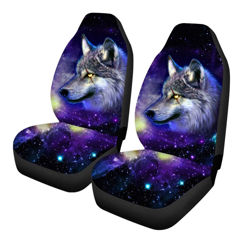 Car Seat Cover Universal Animal Wolf Printing Protectors Gifts For Men Boys