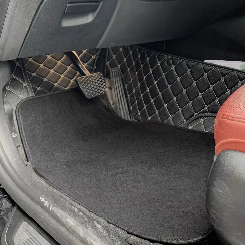 4Pcs Universal Fit Car Floor Mats Front Rear Automotive Carpet for SUVs Sedans Vans Interior Protection All Weather