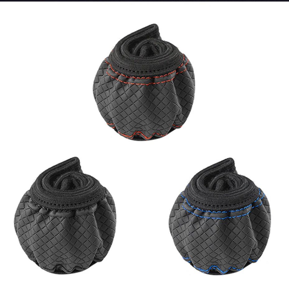 SEAMETAL 37-39CM Steering Wheel Cover Anti Slip Breathable Steering Cover Universal Microfiber Leather Steer Wheel Protector