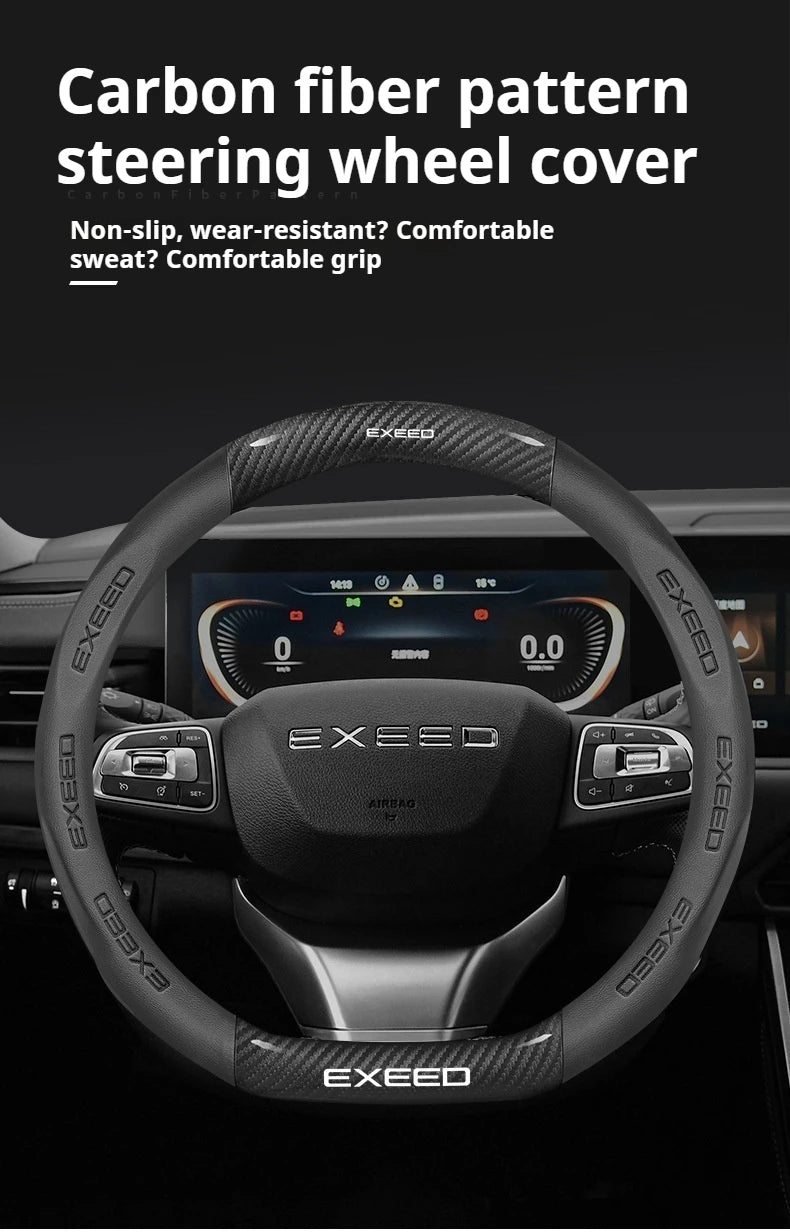 Leather car steering wheel cover suitable for Lexus ES350 XV40/XV50, RX350 X F SPORT, NX F SPORT,Z RX F SPORT, NX F SPORT, RZ450