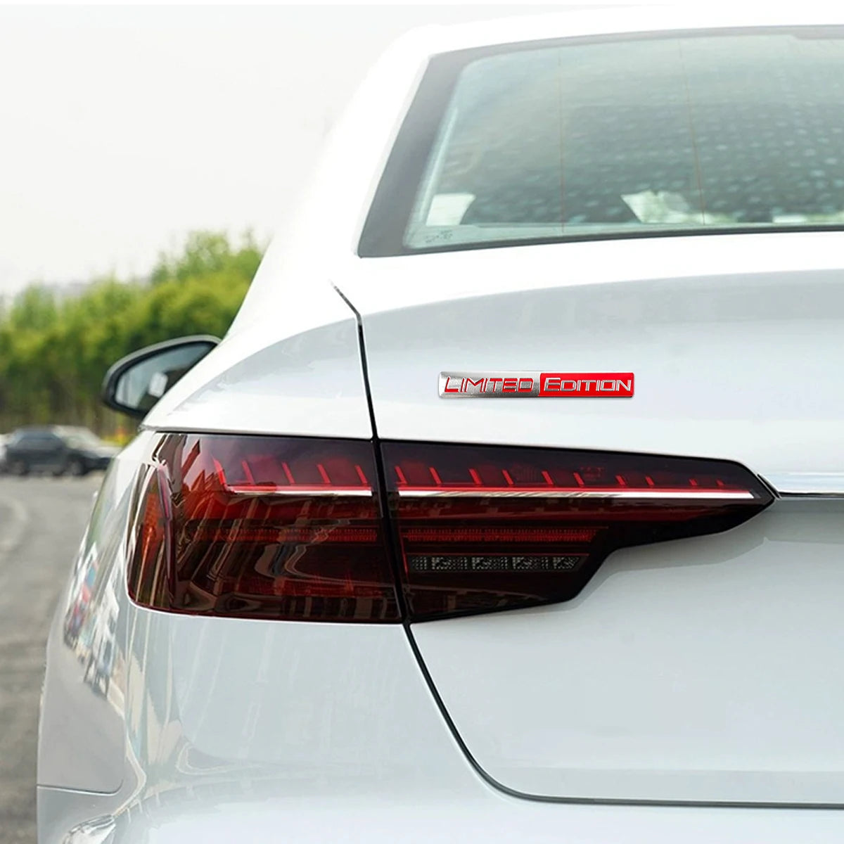 1 Pair 3D Aluminum Car Stickers Emblem Limited Edition Styling Badge Decals Auto Door Bumper Trunk Body Side Decor Accessories