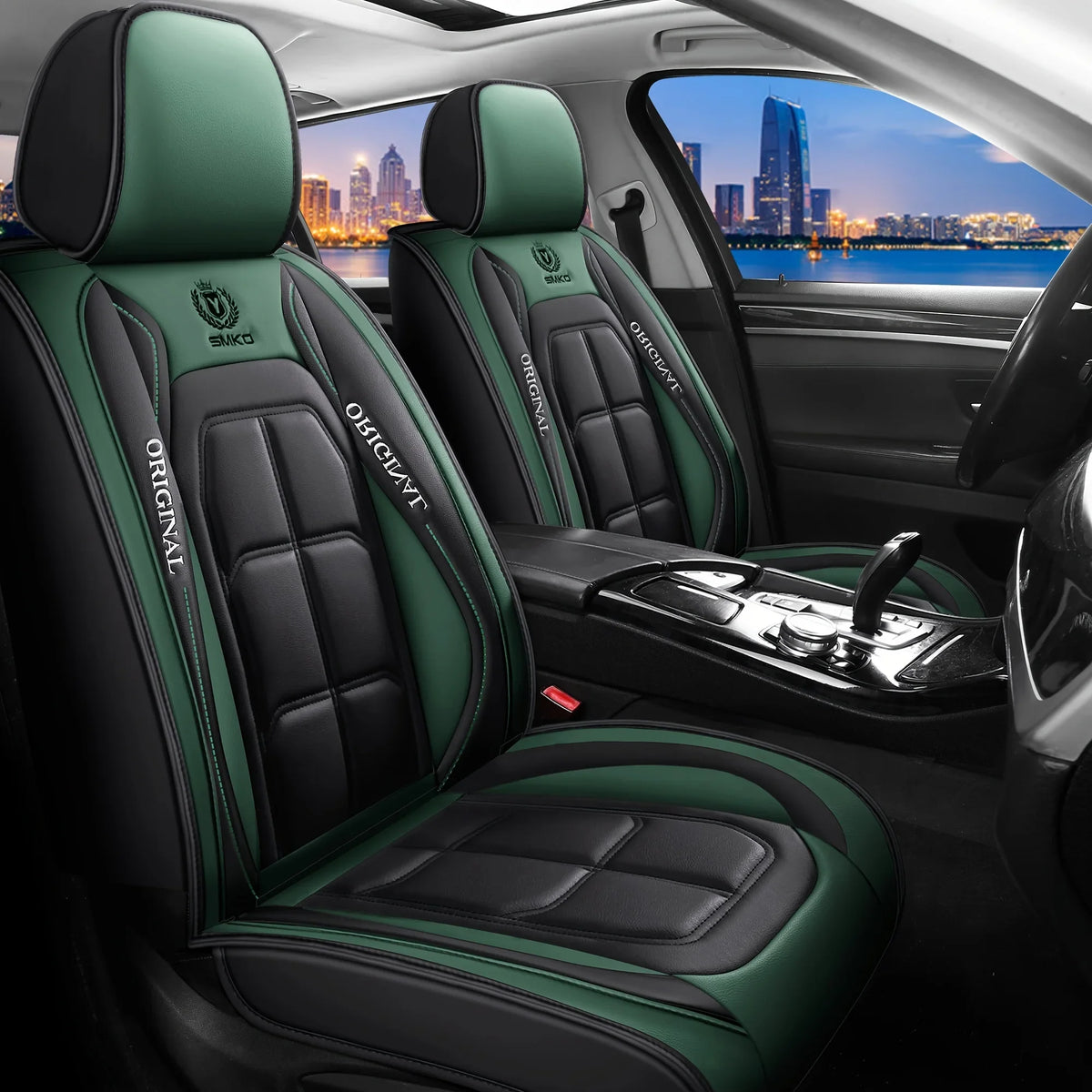 New upgraded car seat cushion, new fully enclosed car seat cover, all season universal small car seat cover, leather seat cover