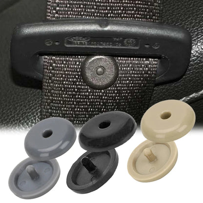 2-20Pcs Car Safety Seat Belt Limit Buckle Clip Retainer Seatbelts Stop Button Auto Interior Accessories Black Gray Beige 3 Color