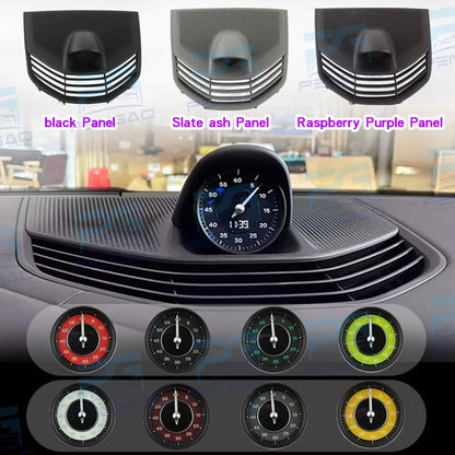 Car stopwatch clock cover For Porsche taycan 9J1stopwatch compass clock 718 instrument panel stopwatch cover electronic