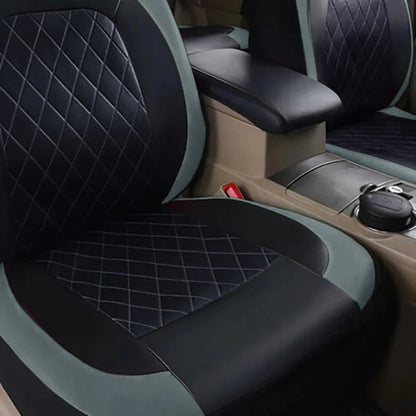 PU Leather Car Seat Cover - Universal, Waterproof, for Sedan, SUV, Pickup Truck, All Seasons