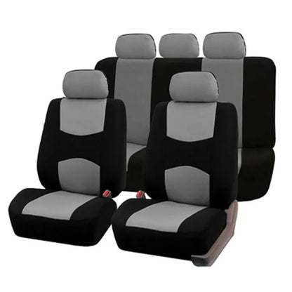 5seats universal car seat cover with interior cushion - suitable for cars trucks and SUVs - durable waterproof and easy to clean