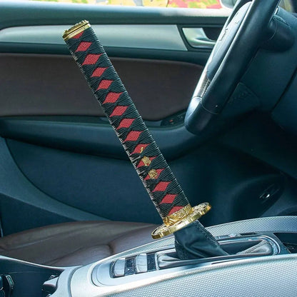 Universal Car Gear Shift Knob Katana Samurai Sword Shift Knob Aluminum Shifter Lever With Adapters Gear Shift Knob 10/15/26cm
