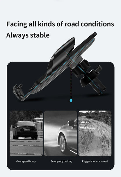 Magnetic Car Phone Holder For Hyundai Accent Solaris 2016 2017 2018 2019 2020 15W Wireless Charging Car Phone Holder Magsafe