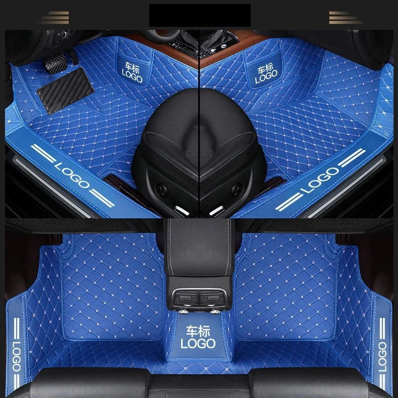 Customized car floor mats for Audi A7  Q5 A3 Q2L  Customized package door sill LOGO car floor mats accessories interior details
