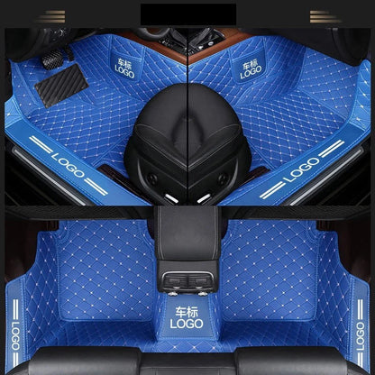 Customized car floor mats for Audi A7  Q5 A3 Q2L  Customized package door sill LOGO car floor mats accessories interior details