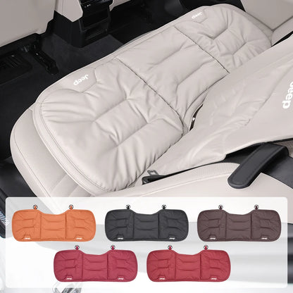 Car Velvet Cushion Vinter Leather Backrest Seat Cover Accessories For Jeep Grand Cherokee Compass Patriot Renegade Wrangler Libe