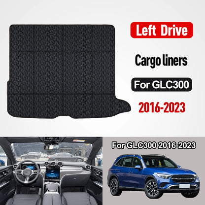 Custom Car Floor Mats for GLC 300 2016 2017 2018 2019 2020 2021 2022 2023 Waterproof Pad Car Mats Foot Covers Car Accessories