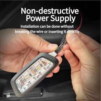 Car Trunk LED Light Strip 400cm/200cm Flexible Interior Ambient Lighting for SUV/MPV Automatic On/Off Hidden Installation