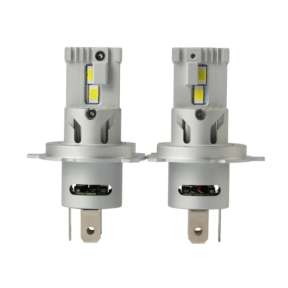 Lâmpada LED H7/H4 Automotiva Mini 30000LM 6000K - com Turbo Fan