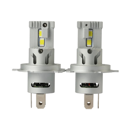 Lâmpada LED H7/H4 Automotiva Mini 30000LM 6000K - com Turbo Fan