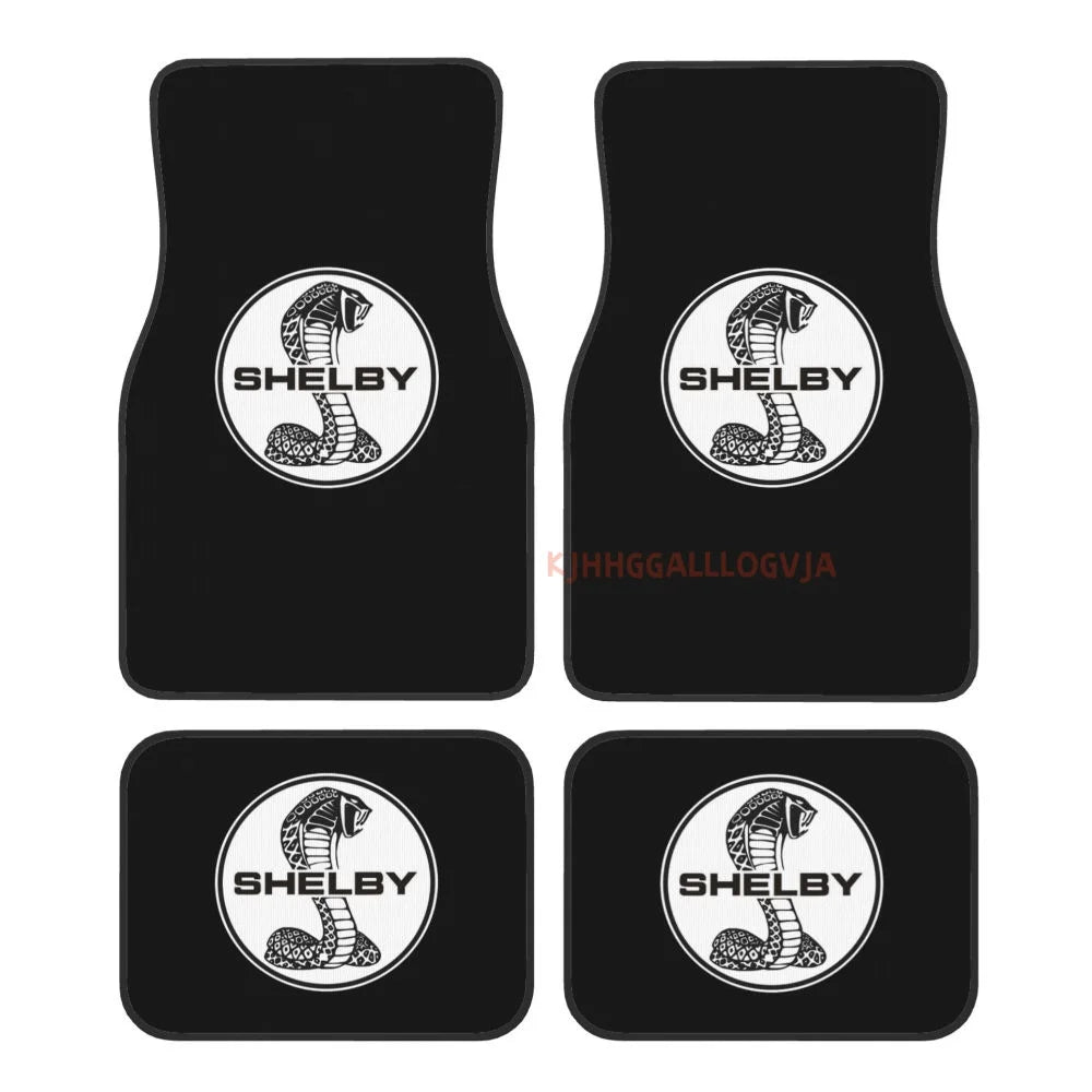 Shelby 4PCS Crystal Velvet Car Floor Mats Set of Four Anti Fouling Car Mats Carpet Anti Slip Car Floor Mats